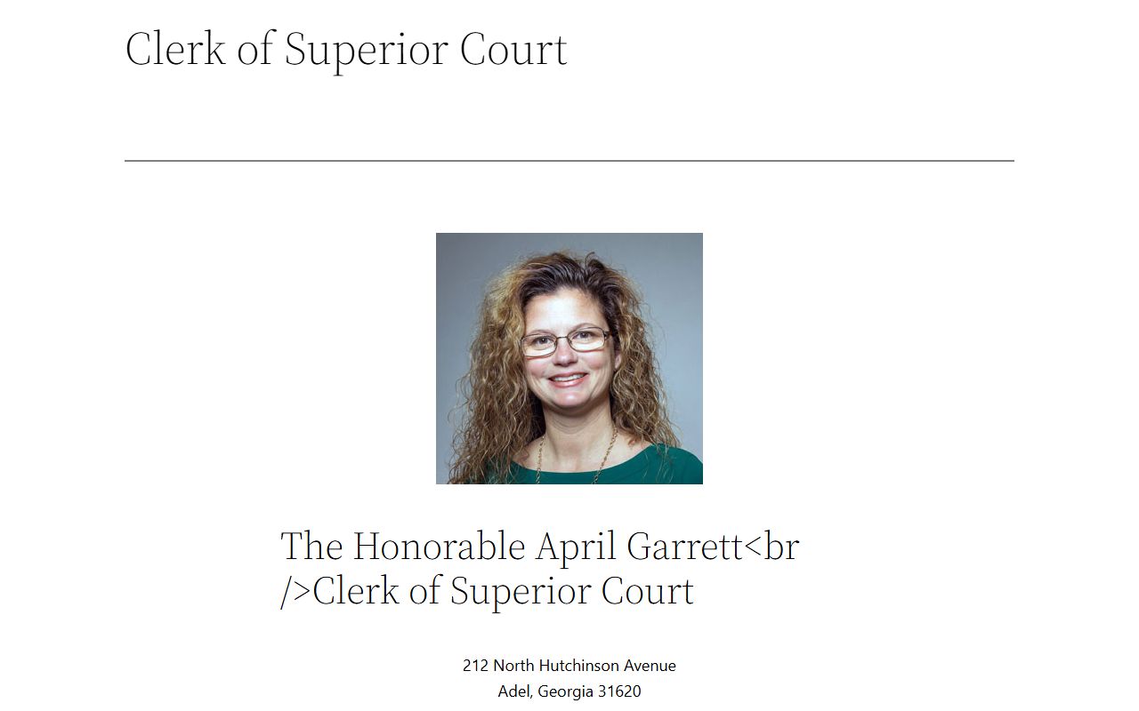 Cook County Clerk of Superior Court official records page