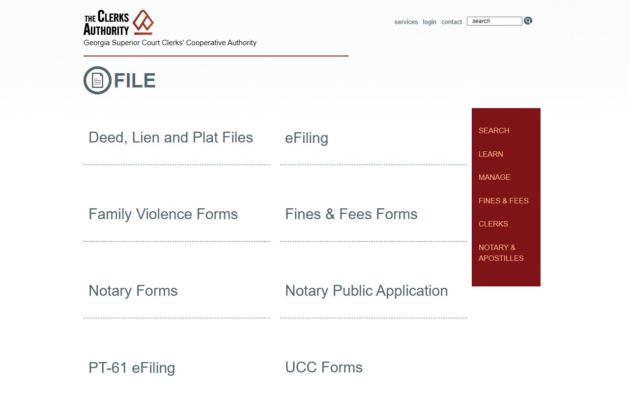 Cook County Clerk of Superior Court GSCCCA eCertification resources