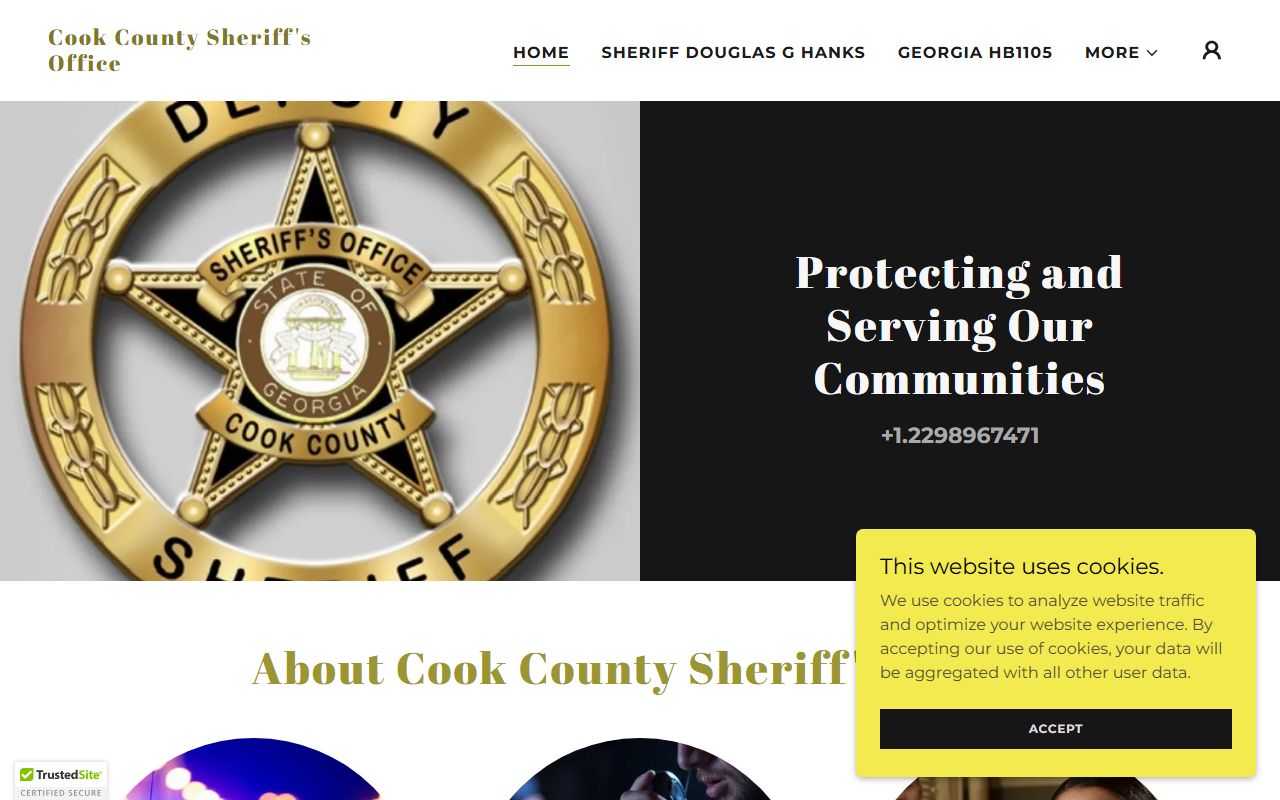 Cook County arrest records Sheriff's Office site